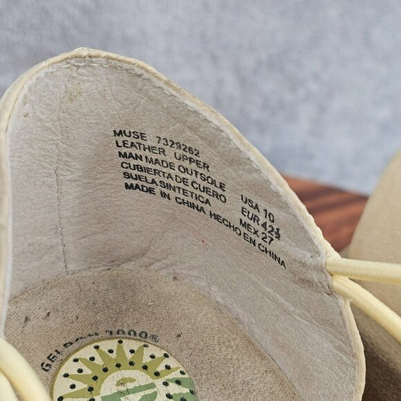 Earth Shoe Muse Sandals 10 Natural Leather Flower Embellished Open Toe Strappy - Picture 2 of 14